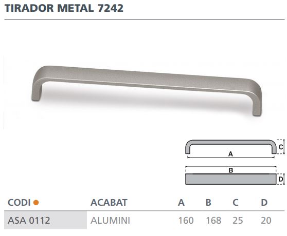ASA METALICA ESTAMP 7242021-ALUM 7242021 2
